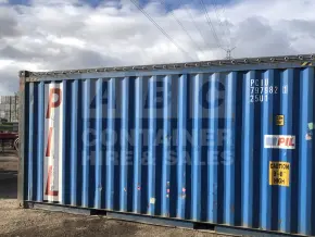 20' High Cube Open Top Shipping Container (Tarp And Bows)