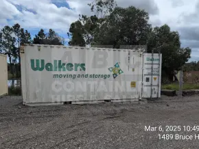 20' High Cube Shipping Container (With Tie Rails)
