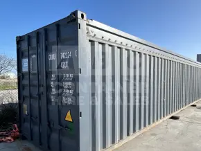 40' Standard Height Open Top Shipping Container (Tarp And Bows, Timber Floor)