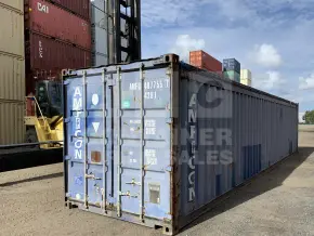 40' Standard Height Open Top Shipping Container (Tarp And Bows, Timber Floor)
