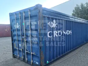 40' Standard Height Open Top Shipping Container (Tarp And Bows, Timber Floor)