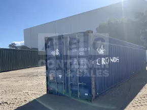 40' Standard Height Open Top Shipping Container (Tarp And Bows, Timber Floor)