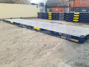 40' Platform 316mm Base Depth Shipping Container (Built In Twist Lock)