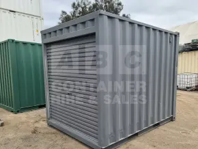 10' Standard Height Shipping Container (Roller Door, 2 Corner Posts, 2 Tine Pockets)