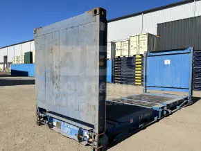 20' Flat Rack Shipping Container (With Collapsible Ends)