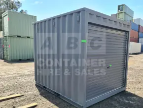 10' Standard Height Shipping Container (Roller Door, 2 Corner Posts, 2 Tine Pockets)