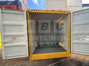Pair of 10' HC Dangerous Goods Containers (2 x 4 post 10' DG's)