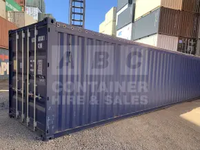 40' Standard Height Open Top Shipping Container (Tarp And Bows, Timber Floor)