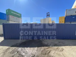 40' Standard Height Open Top Shipping Container (Tarp And Bows, Timber Floor)