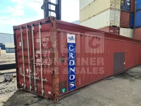 40' Standard Height Open Top Shipping Container (Tarp And Bows, Timber Floor)