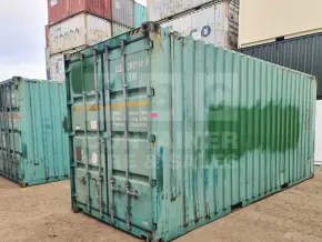 20' High Cube Bulker (2PW) Container Steel Floor no roof hatches