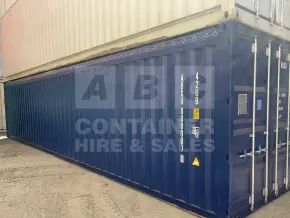 40' Standard Height Open Top Shipping Container (Tarp And Bows, Timber Floor)