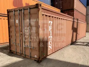 40' Standard Height Open Top Shipping Container (Tarp And Bows, Timber Floor)