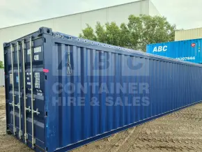 40' Standard Height Open Top Shipping Container (Tarp And Bows, Timber Floor)