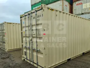 20' High Cube Shipping Container (With Tie Rails)