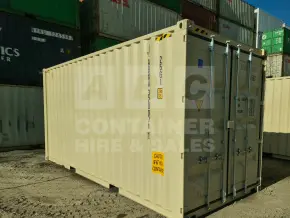 20' High Cube Shipping Container (With Tie Rails)