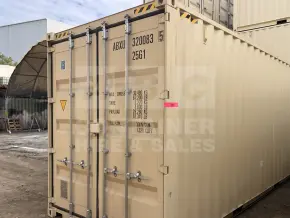 20' High Cube Shipping Container (With Tie Rails)