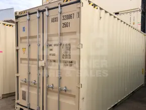 20' High Cube Shipping Container (With Tie Rails)