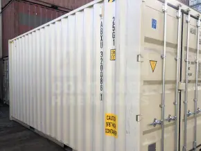 20' High Cube Shipping Container (With Tie Rails)