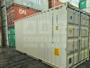 20' High Cube Shipping Container (With Tie Rails)