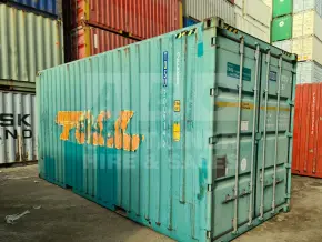 20' High Cube Bulker Shipping Container (Steel Floor With Roof Hatches, 2 Pallets Wide)