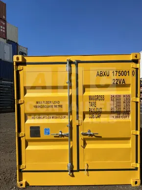Pair of 10' Dangerous Goods Shipping Containers (2 x 4 Corner Post 10' Dangerous Goods)