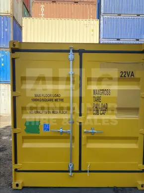 Pair of 10' Dangerous Goods Shipping Containers (2 x 4 Corner Post 10' Dangerous Goods)