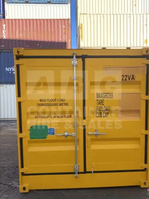 Pair of 10' Dangerous Goods Shipping Containers (2 x 4 Corner Post 10' Dangerous Goods)