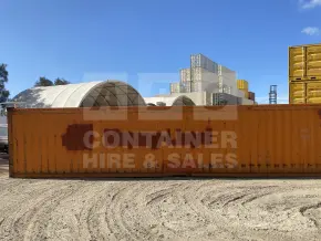 40' Standard Height Open Top Shipping Container (Tarp And Bows, Timber Floor)