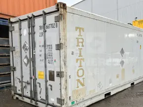 20' Standard Height Refrigerated "Reefer" Shipping Container (Non-Operational, Machinery In)