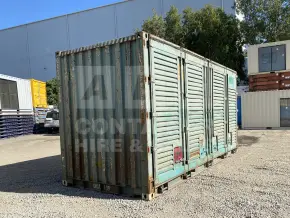 20' High Cube Rail Cart Shipping Container (Doors Both Sides)