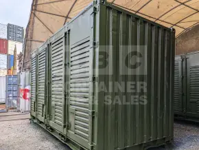 20' High Cube Rail Cart Shipping Container (Doors Both Sides)