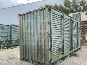 20' High Cube Rail Cart Shipping Container (Doors Both Sides)