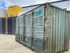 20' High Cube Rail Cart Shipping Container (Doors Both Sides)