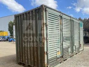 20' High Cube Rail Cart Shipping Container (Doors Both Sides)
