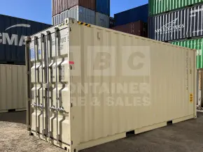 20' High Cube Shipping Container (Steel Floor)