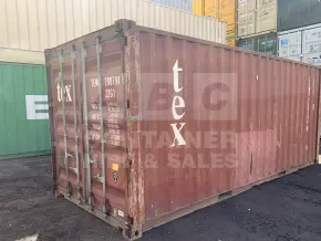 20' Standard Height Shipping Container