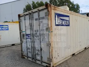 20' Standard Height Refrigerated "Reefer" Shipping Container (Non-Operational, Machinery In)
