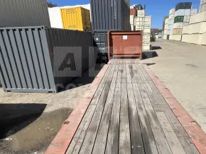 40' Flat Rack Shipping Container (With Collapsible Ends)