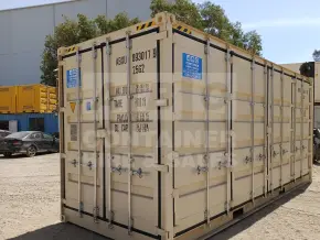 20' High Cube Full Side Opening Shipping Container